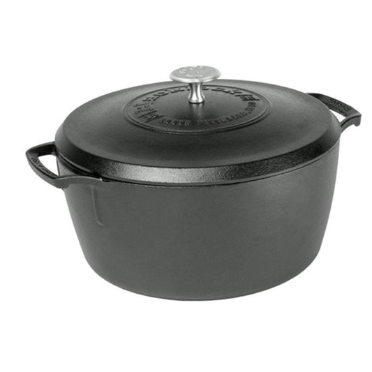 Lodge Blacklock 5.5 Quart Cast Iron Dutch Oven Lodge Indigo Pool Patio BBQ