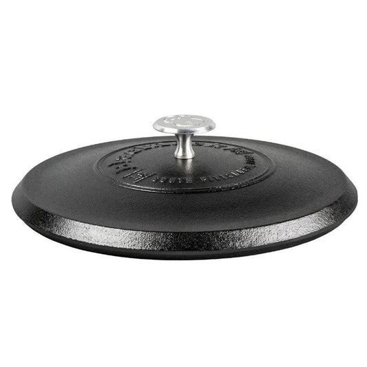 Lodge Blacklock Triple Seasoned 12" Cast Iron Lid Lodge Indigo Pool Patio BBQ