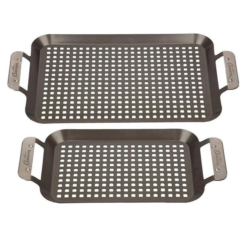 Camerons BBQ Grilling Pans - Set of 2 Camerons Indigo Pool Patio BBQ