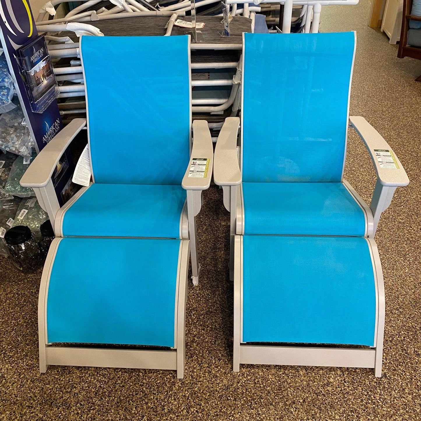 Telescope Casual Adirondack MGP Sling Set Telescope Casual Indigo Pool Patio BBQ
