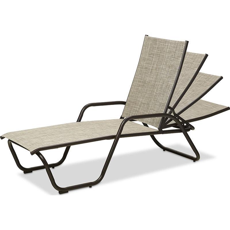 Gardenella Sling Chaise with Arms Telescope Casual Indigo Pool Patio BBQ