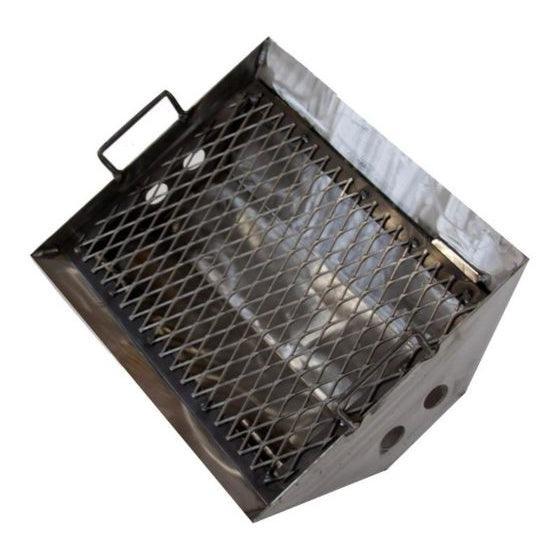 Charcoal Pan for Pitts & Spitts Smokers Pitts & Spitts Indigo Pool Patio BBQ