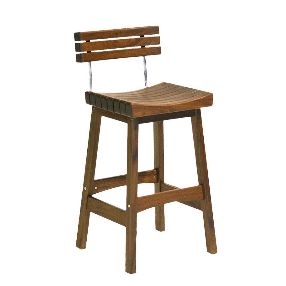 Jensen Outdoor Sunset Bar Stool with Back Jensen Outdoor Indigo Pool Patio BBQ
