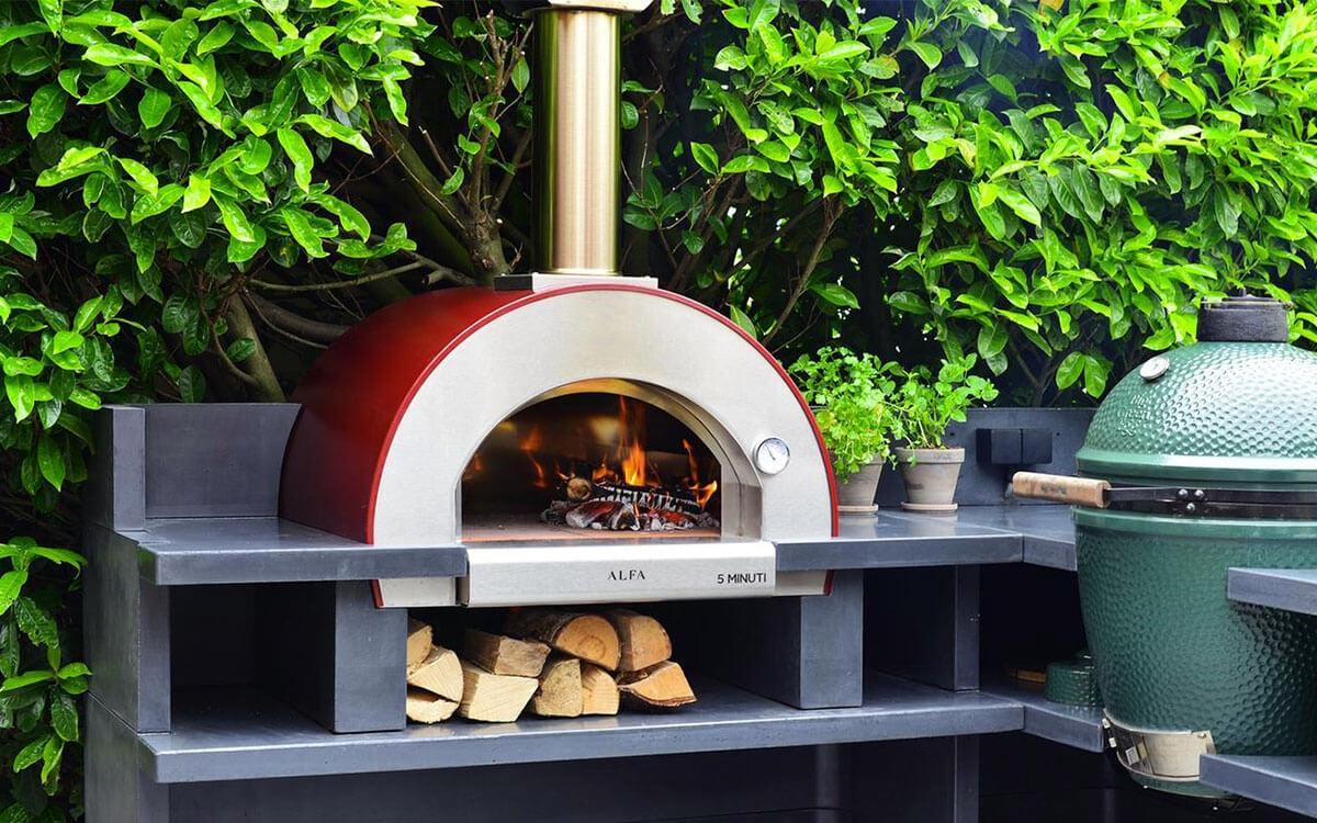 Alfa 5 Minuti Pizza Oven Alfa Indigo Pool Patio BBQ