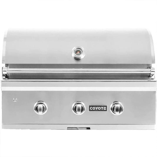 Coyote C-Series 34" Built-In Gas Grill Coyote Indigo Pool Patio BBQ