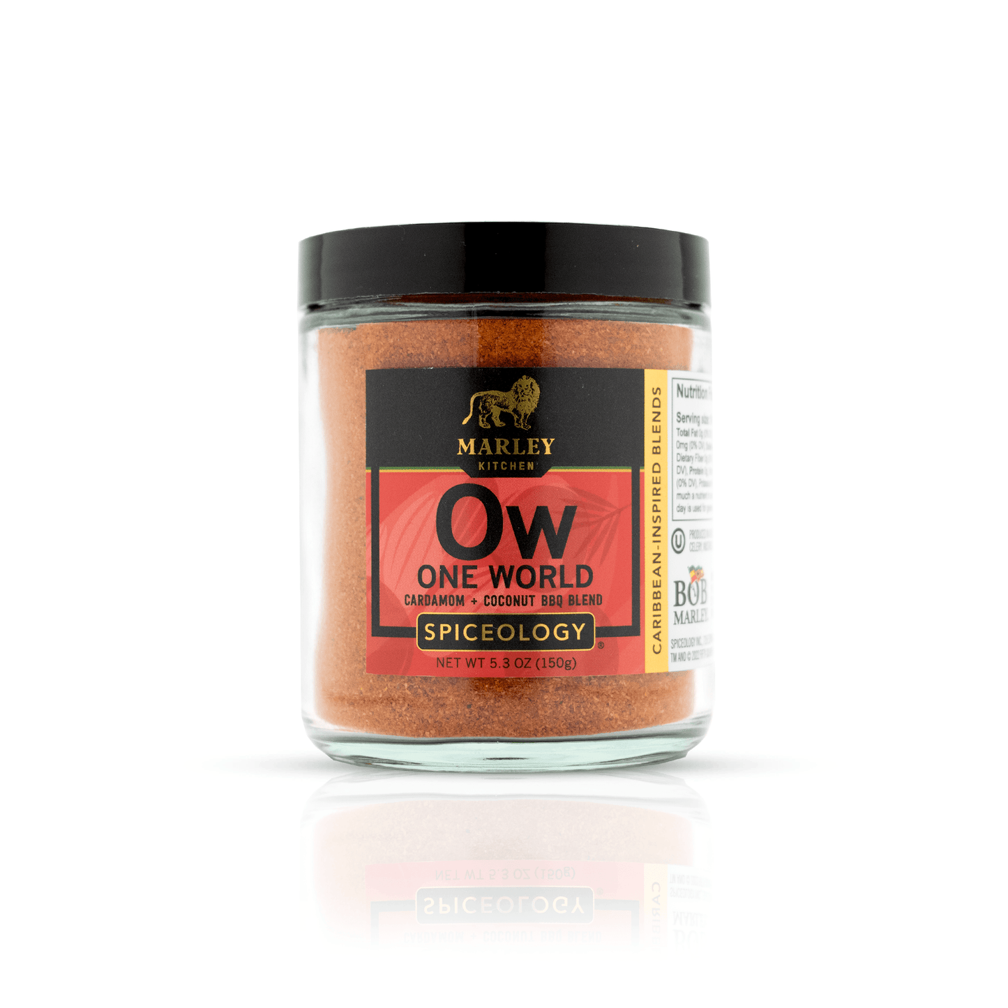 Marley Kitchen One World Seasoning | Glass Jar Spiceology Indigo Pool Patio BBQ
