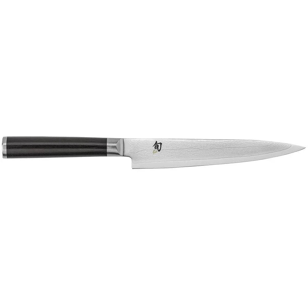 Shun Classic 6" Utility Knife Shun Indigo Pool Patio BBQ