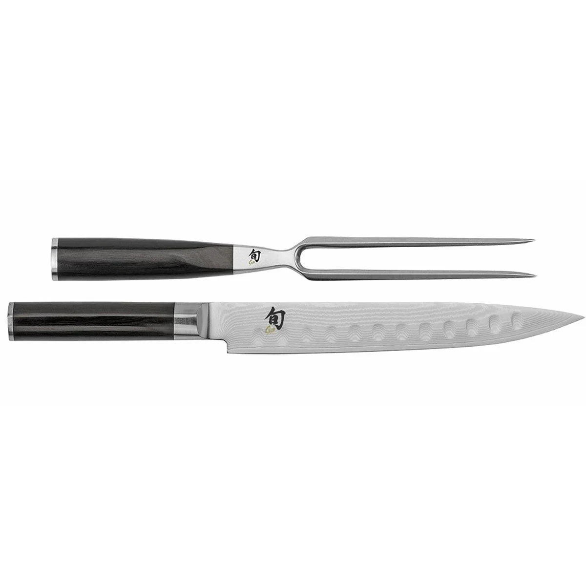 Shun Classic 2 Piece Carving Set Shun Indigo Pool Patio BBQ