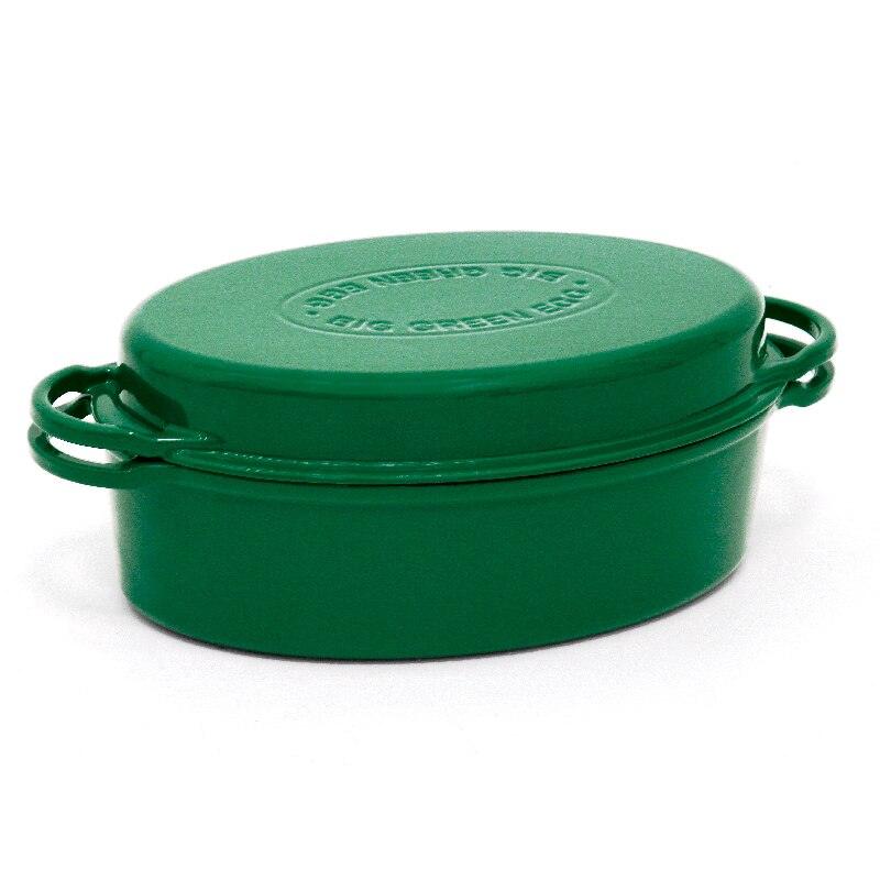 Big Green Egg Enameled Cast Iron Dutch Oven Big Green Egg Indigo Pool Patio BBQ