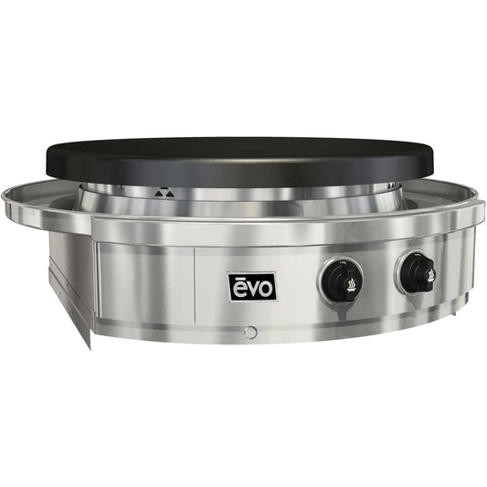 Evo Affinity 30G Built-In Flattop Gas Grill EVO Indigo Pool Patio BBQ