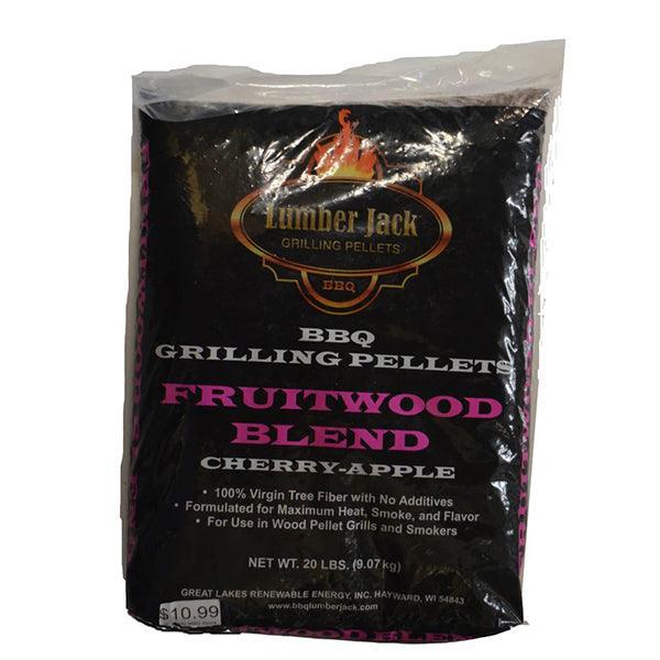 Lumber Jack Fruitwood Blend Pellets Lumber Jack Indigo Pool Patio BBQ