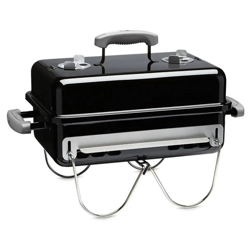 Weber Go-Anywhere Gas Grill Weber Indigo Pool Patio BBQ