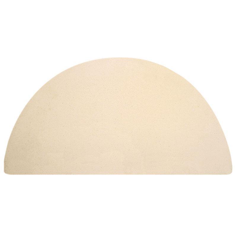 Half Moon Pizza & Baking Stone with Lip for Large EGG Big Green Egg Indigo Pool Patio BBQ