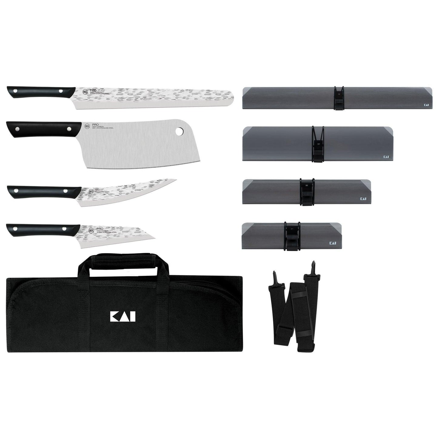 Kai Pro 5 Piece BBQ Knife Set Kai Indigo Pool Patio BBQ