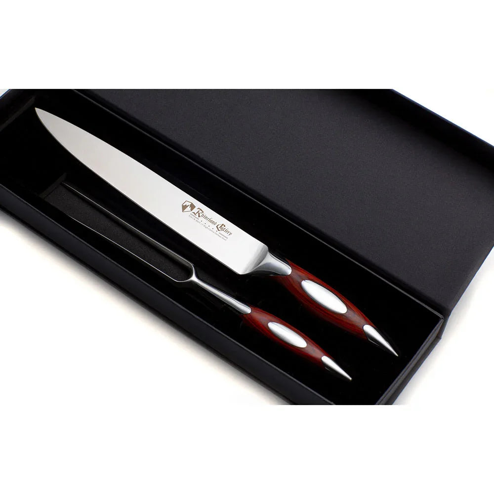 Rhineland Carving Set in Wooden Box Rhineland Indigo Pool Patio BBQ