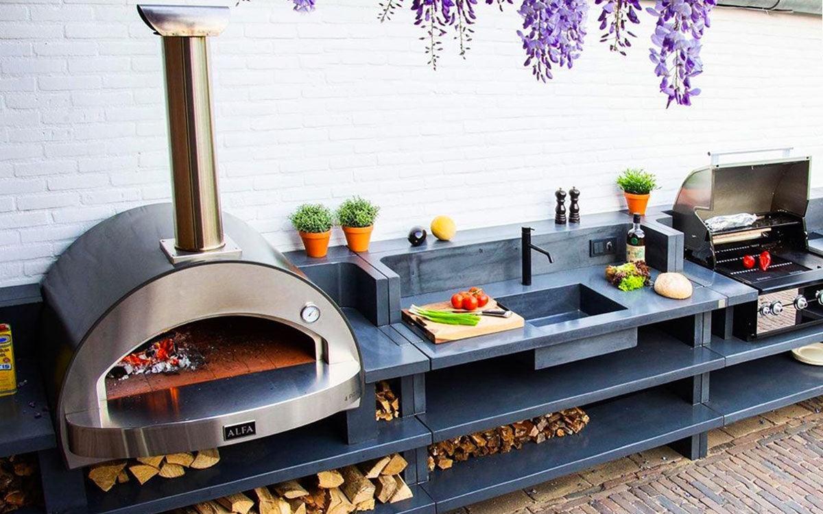 Alfa 4 Pizze Pizza Oven Alfa Indigo Pool Patio BBQ