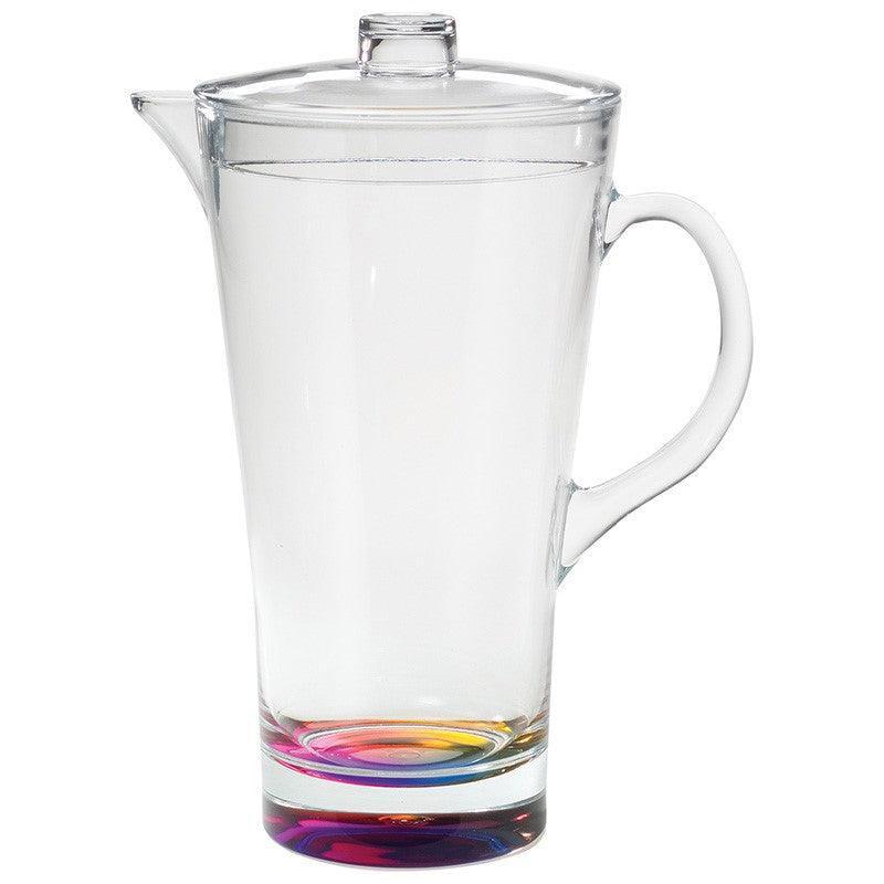 Rainbow Crystal 2qt Pitcher Merritt International Indigo Pool Patio BBQ
