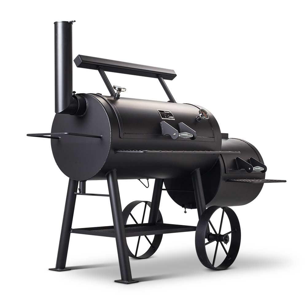 Yoder Loaded Wichita Offset Smoker Yoder Smokers Indigo Pool Patio BBQ