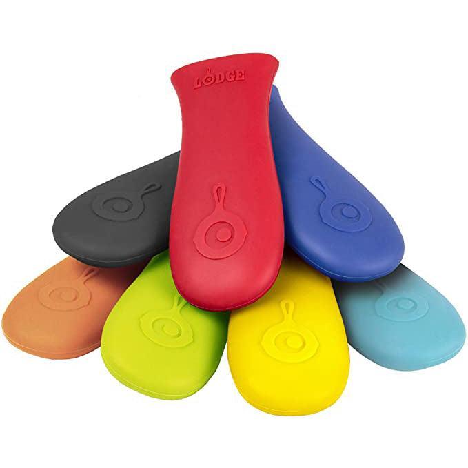 Lodge Silicone Hot Handle Holders Lodge Indigo Pool Patio BBQ