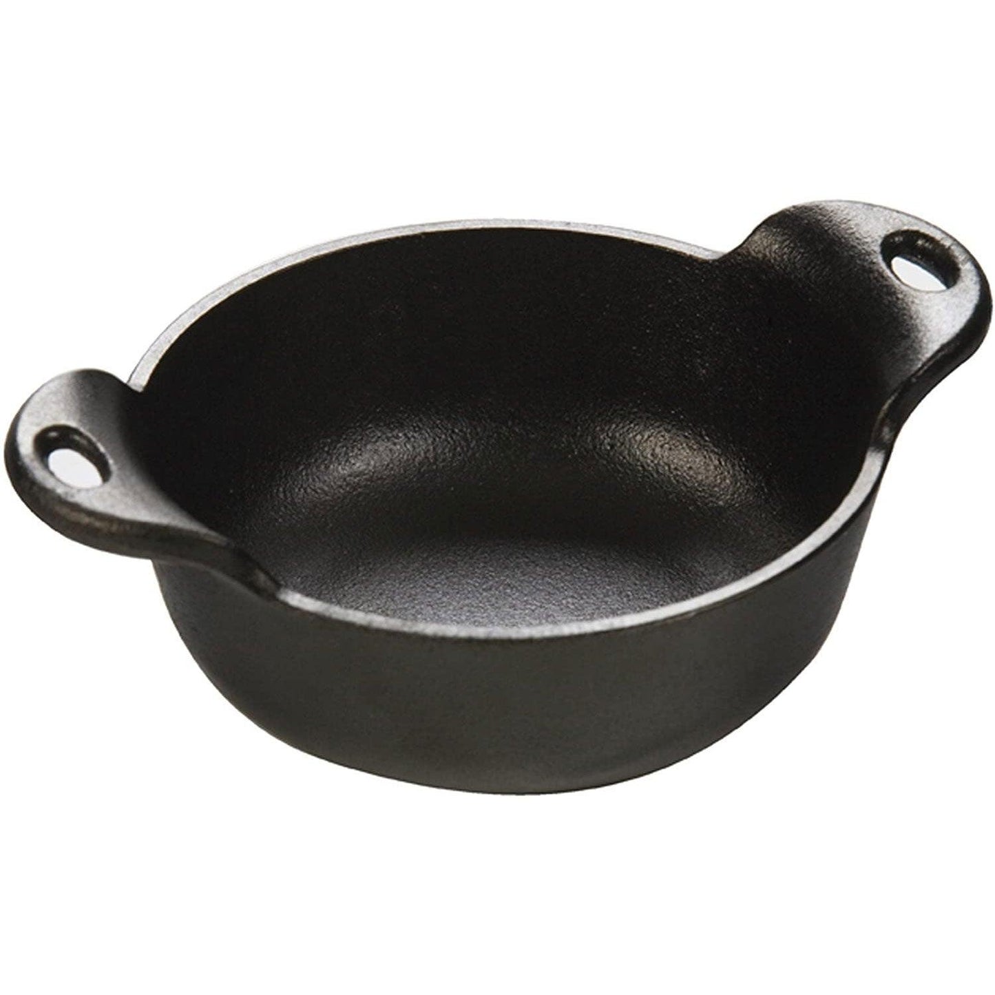 Lodge Heat-Treated 12 Ounce Cast Iron Mini Serving Bowl Lodge Indigo Pool Patio BBQ