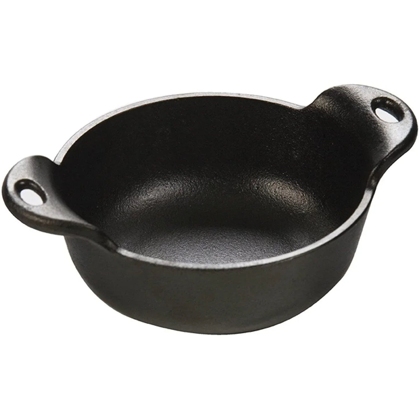 Lodge Heat-Treated 12 Ounce Cast Iron Mini Serving Bowl Lodge Indigo Pool Patio BBQ