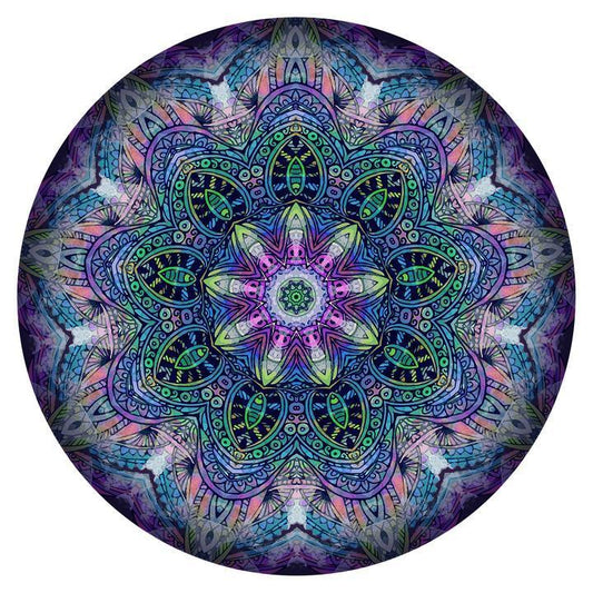 Mandalai Round Metal Wall Art Next Innovations Indigo Pool Patio BBQ