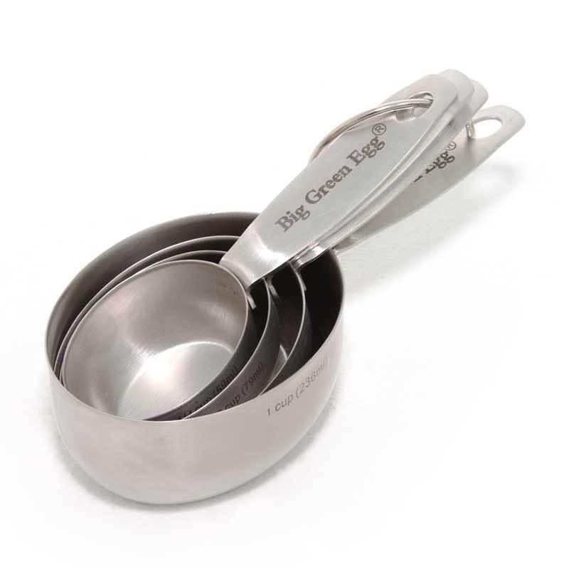 Big Green Egg Stainless Steel Measuring Cups Big Green Egg Indigo Pool Patio BBQ