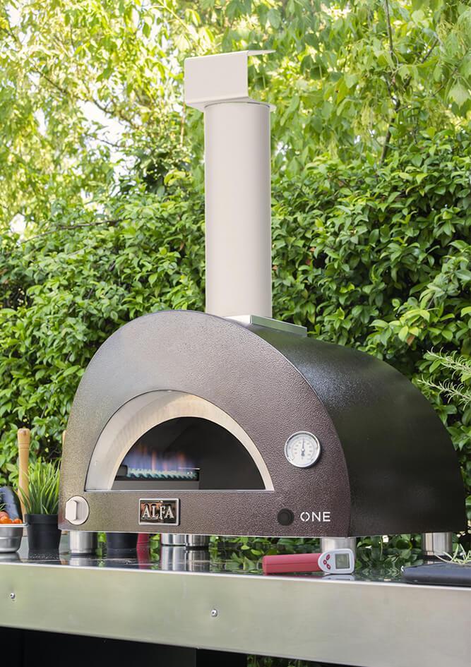 Alfa ONE Gas Pizza Oven Alfa Indigo Pool Patio BBQ