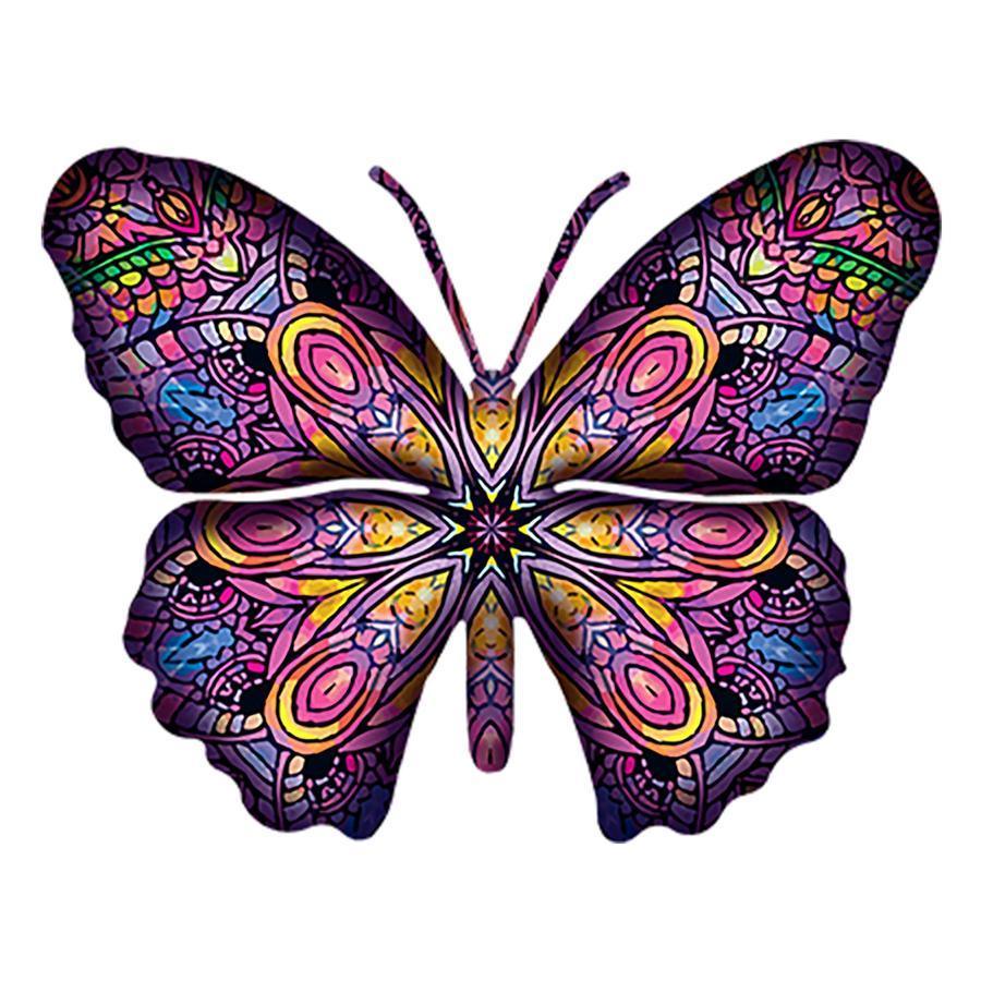 Patchouli Butterfly 3D Metal Wall Art Next Innovations Indigo Pool Patio BBQ