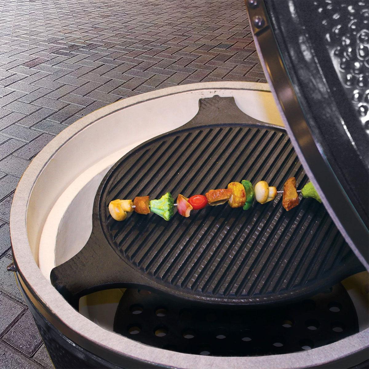 Cast Iron Plate Setter for Big Green Eggs Smokeware Indigo Pool Patio BBQ
