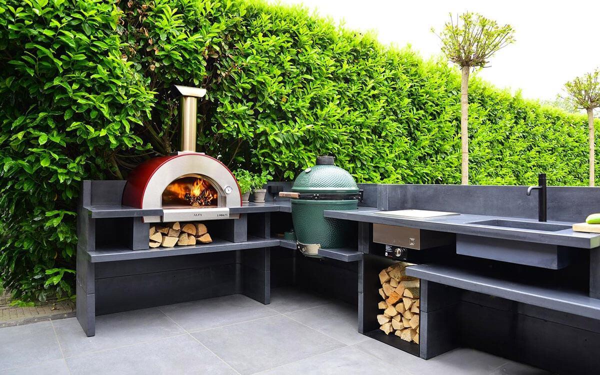 Alfa 5 Minuti Pizza Oven Alfa Indigo Pool Patio BBQ