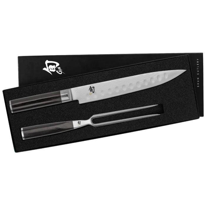 Shun Classic 2 Piece Carving Set Shun Indigo Pool Patio BBQ