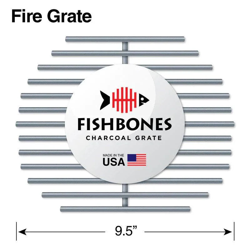 Fishbones Charcoal Grate for Large & MiniMax Big Green Egg Smokeware Indigo Pool Patio BBQ