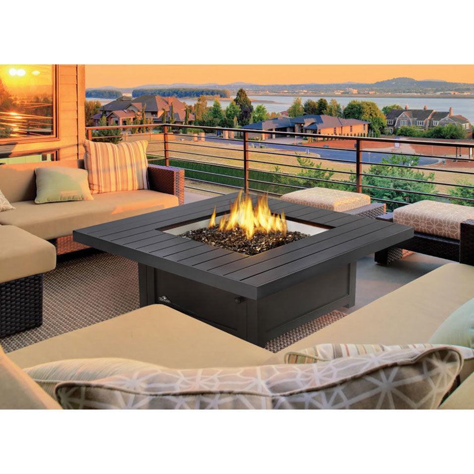 St. Tropez Square PatioFlame Table Napoleon Indigo Pool Patio BBQ