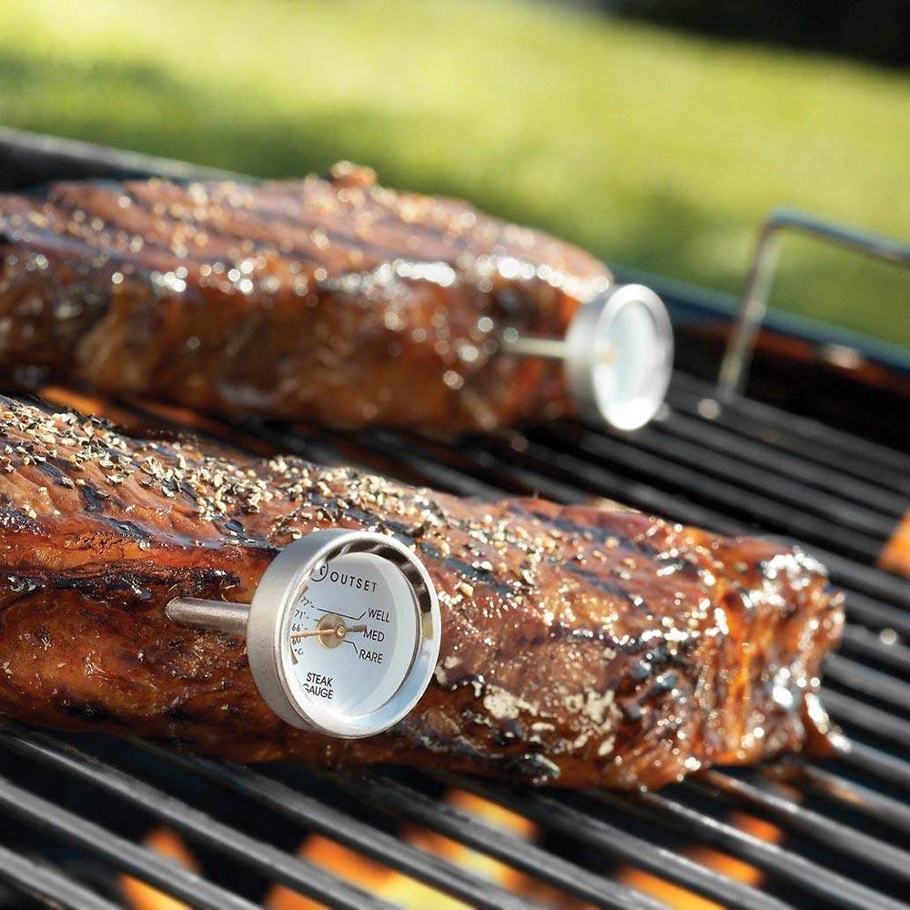 Outset Steak Thermometers (Set of 4) Outset Indigo Pool Patio BBQ