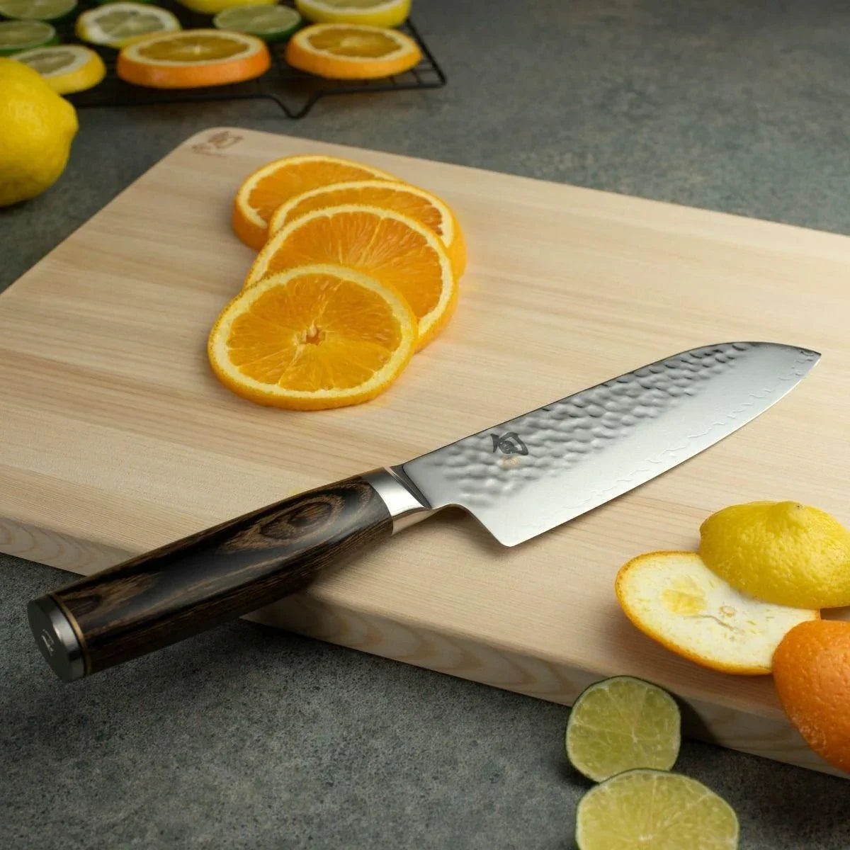 Shun Premier Santoku 7" Knife Shun Indigo Pool Patio BBQ