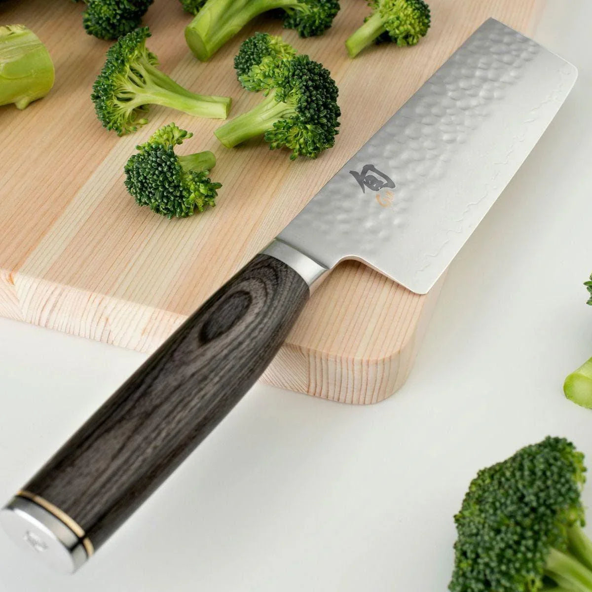 Shun Premier Grey 5.5" Nakiri Knife Shun Indigo Pool Patio BBQ