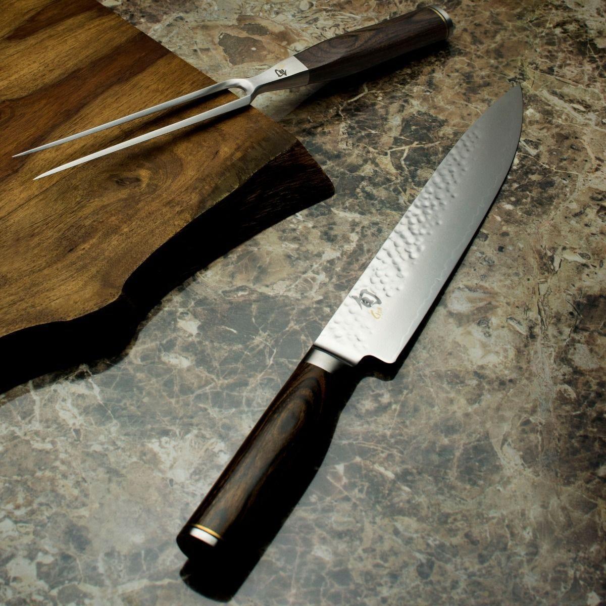 Shun Premier 2 Piece Carving Set Shun Indigo Pool Patio BBQ