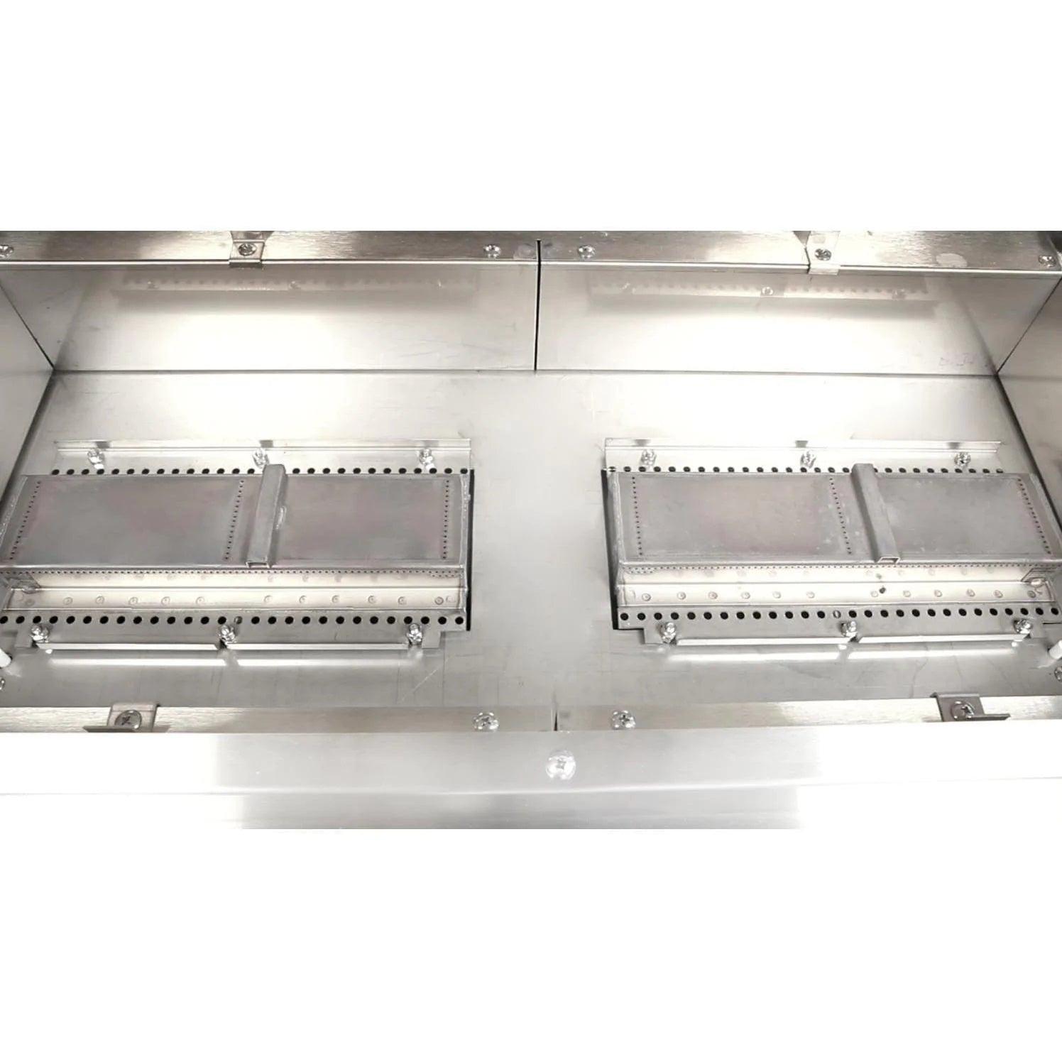 TEC 44" Sterling Patio Infrared Grill on Island TEC Grills Indigo Pool Patio BBQ