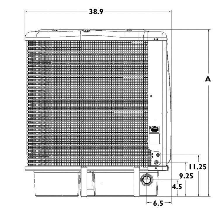 Pentair UltraTemp Pool Heat Pump Pentair Indigo Pool Patio BBQ
