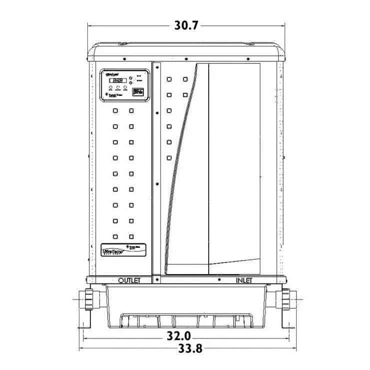 Pentair UltraTemp Heat and Cool Pump Pentair Indigo Pool Patio BBQ