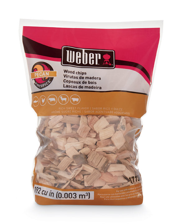 Weber Pecan Wood Chips Weber Indigo Pool Patio BBQ