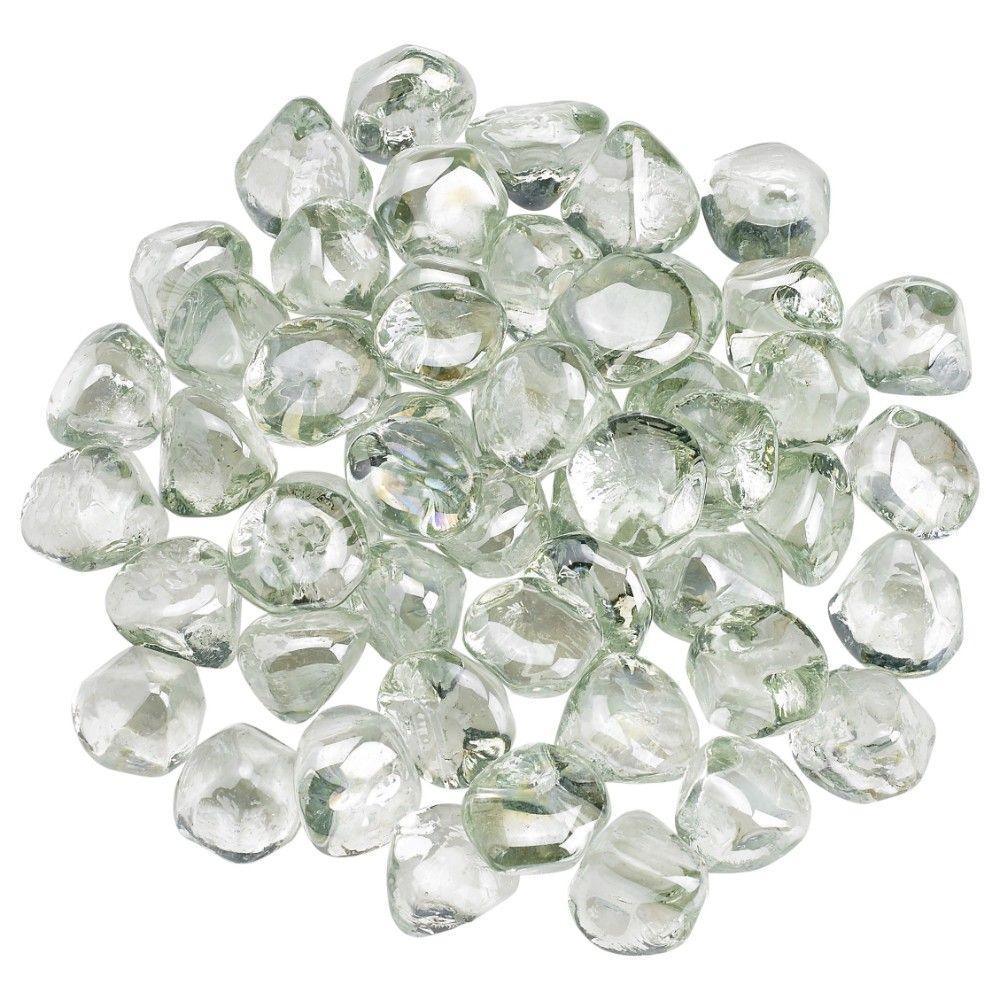 Rain Drop Luster Zircon Fire Glass American Fireglass Indigo Pool Patio BBQ