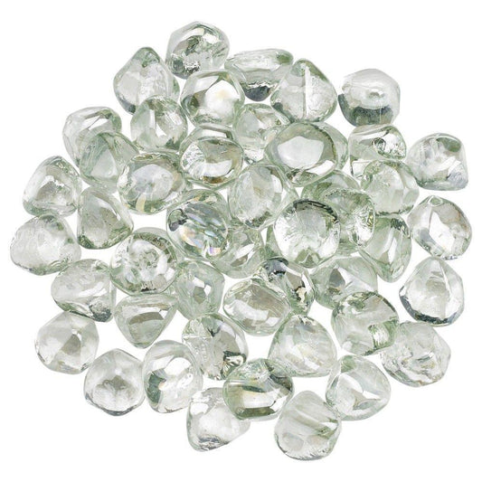 Rain Drop Luster Zircon Fire Glass American Fireglass Indigo Pool Patio BBQ