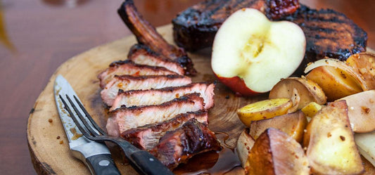 Apple Smoked Pork Chops Recipe - Indigo Pool Patio BBQ