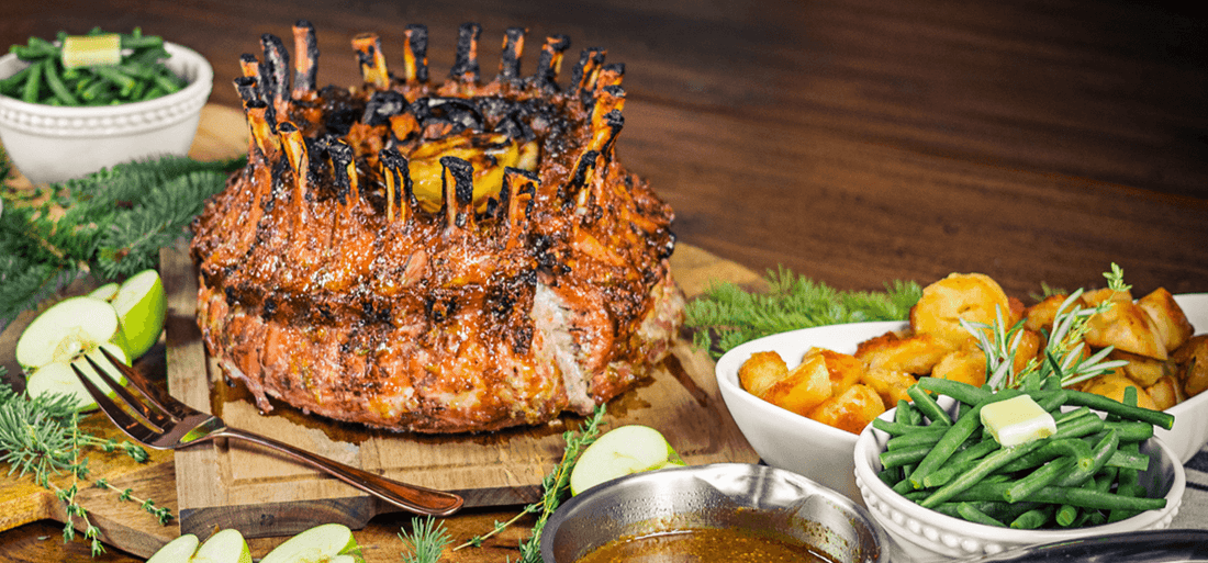 Grilled Crown Roast of Pork Recipe - Indigo Pool Patio BBQ