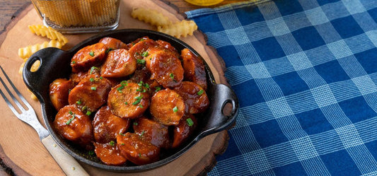 CurryWurst on the Grill Recipe - Indigo Pool Patio BBQ