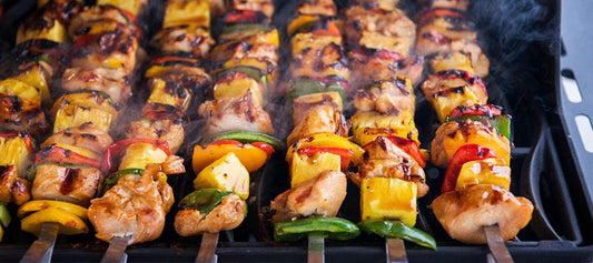 Hawaiian Chicken Skewers Recipe - Indigo Pool Patio BBQ