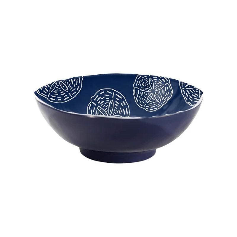 Sand Dollar 7.5" Salad Bowl - Indigo Pool Patio BBQ