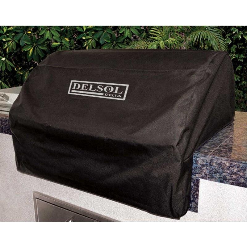 25″ Delsol Built-In Cover - Indigo Pool Patio BBQ